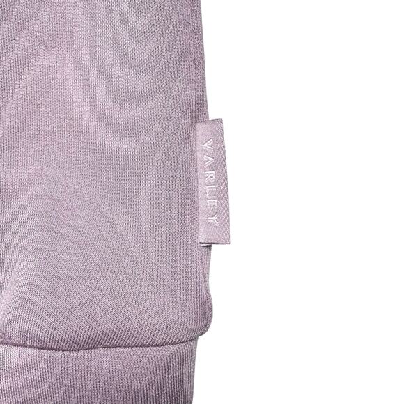 Varley | Women | Davidson Doublesoft Lilac Athletic Half Zip Sweatshirt | Large - Picture 11 of 15